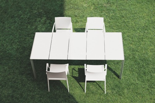 stół Matrix TMD, stół Pedrali, stół outdoorowy, stół prostokątny, czarny stół, sół do jadalni, elegancki stół, włoski design, nowoczesny design