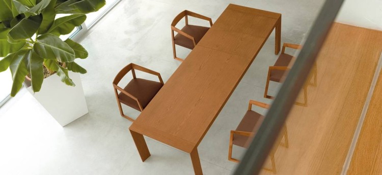 stół Surface TSU, stół Pedrali, sół rozkładany, stół drewniany, stół do jadalni, stół włoski, nowoczesny design, włoski design