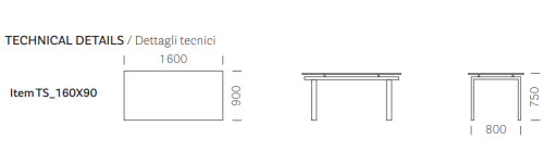 stół Space, stół Pedrali, stół metalowy szklany blat, stół do jadalni, stół do biura, elegancki stół, nowoczesny design, włoski design