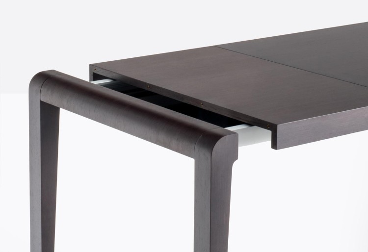 stół Exteso rozkładany, stół Pedrali, stół drewniany, stół dębowy, sół do jadalni, nowoczesny design, włoski design