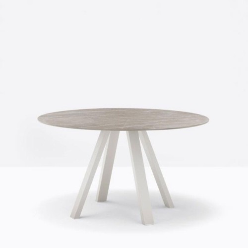 stół Arki, sół Pedrali, stół okrągły, stół do jadalni, stół do restauracji, nowoczesny stół, nowoczesny design, włoski design