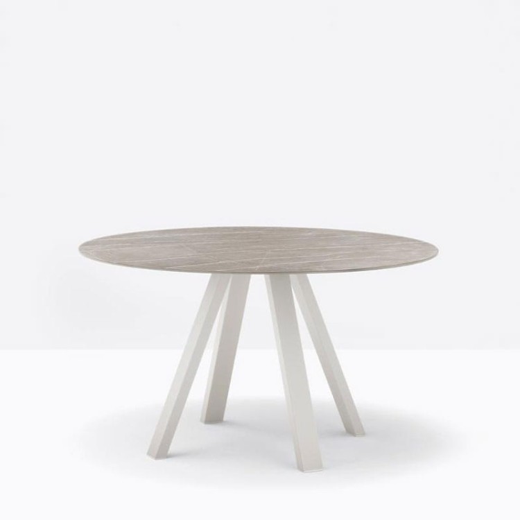 stół Arki, sół Pedrali, stół okrągły, stół do jadalni, stół do restauracji, nowoczesny stół, nowoczesny design, włoski design