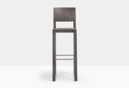 hoker Brera, hoker Pedrali, hoker dębowy, hoker drewniany, hoker do restauracji, nowoczesny design, włoski design