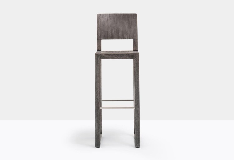 hoker Brera, hoker Pedrali, hoker dębowy, hoker drewniany, hoker do restauracji, nowoczesny design, włoski design