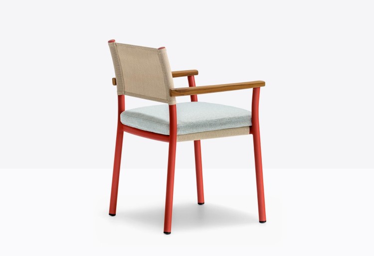 krzesło Guinea, krzesło Pedrali, krzesło na taras, krzesło outdoorowe, krzesło do restauracji, krzesło vintage, nowoczesny design, włoski design