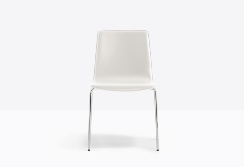 krzesło Inga, krzesło Pedrali, krzesło stalowe, krzesło skórzane, krzesło do jadalni, krzesło do kuchni, nowoczesny design, włoski design