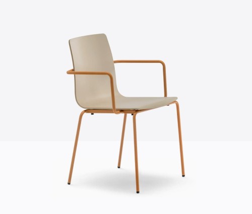 krzesło Inga, krzesło Pedrali, krzesło stalowe, krzesło z tworzywa, krzesło do jadalni, krzesło do kuchni, nowoczesny design, włoski design