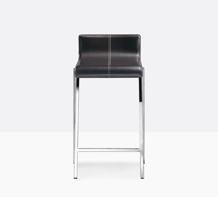 hoker Kuadra, hoker Pedrali, hoker stalowy, hoker skóra, hoker do jadalni, hoker do kawiarni, hoker do restauracji, nowoczesny design, włoski design