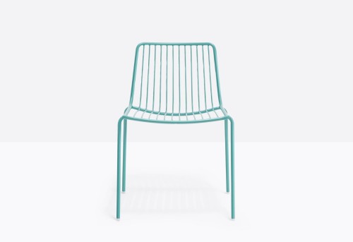krzesło Nolita, krzesło Pedrali, krzesło stalowe, krzesło na taras, krzesło do restauracji, krzesło outdoorowe, włoski design, nowoczesny design