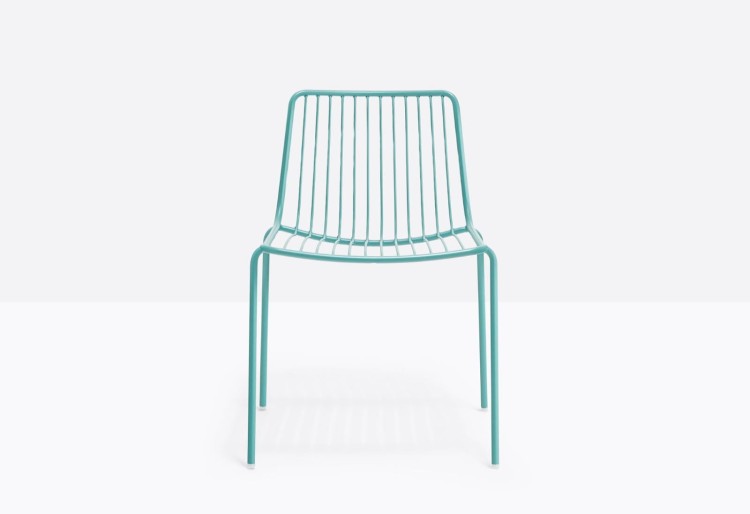krzesło Nolita, krzesło Pedrali, krzesło stalowe, krzesło na taras, krzesło do restauracji, krzesło outdoorowe, włoski design, nowoczesny design