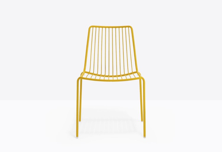 krzesło Nolita, krzesło Pedrali, krzesło stalowe, krzesło na taras, krzesło do restauracji, krzesło outdoorowe, włoski design, nowoczesny design