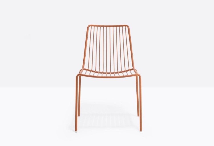 krzesło Nolita, krzesło Pedrali, krzesło stalowe, krzesło na taras, krzesło do restauracji, krzesło outdoorowe, włoski design, nowoczesny design