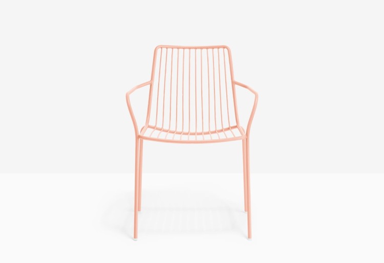 krzesło Nolita, krzesło Pedrali, krzesło stalowe, krzesło na taras, krzesło do restauracji, krzesło outdoorowe, włoski design, nowoczesny design