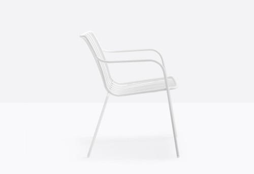 krzesło Nolita, krzesło Pedrali, krzesło stalowe, krzesło na taras, krzesło do restauracji, krzesło outdoorowe, włoski design, nowoczesny design