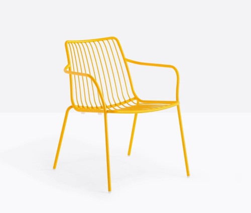 krzesło Nolita, krzesło Pedrali, krzesło stalowe, krzesło na taras, krzesło do restauracji, krzesło outdoorowe, włoski design, nowoczesny design