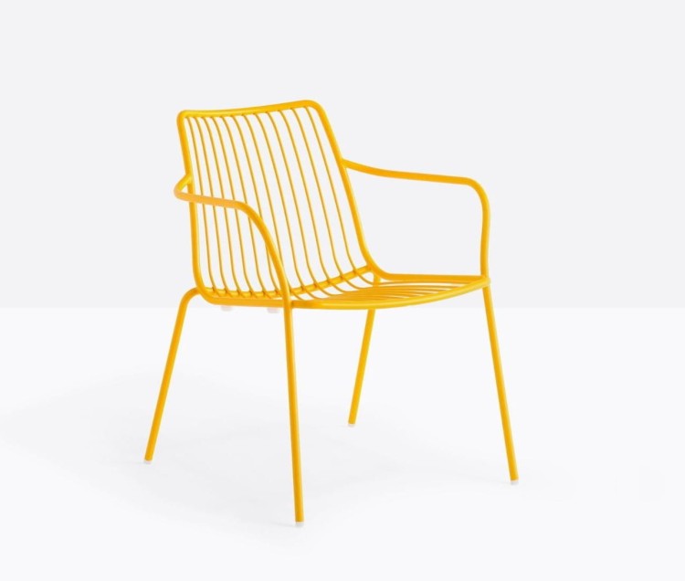 krzesło Nolita, krzesło Pedrali, krzesło stalowe, krzesło na taras, krzesło do restauracji, krzesło outdoorowe, włoski design, nowoczesny design