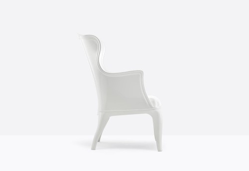 krzesło Pasha, krzesło Pedrali, krzesło z tworzywa, krzesło do salonu, fotel do salonu, fotel królewski, włoski design, niekonwencjonalny design, nowoczesny design
