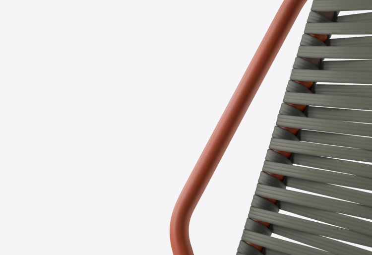 krzesło Philia, krzesło Pedrali, krzesło outdoorowe, krzesło na taras, krzesło ogrodowe, krzesło do restauracji, krzesło plecione, nowoczesny design, włoski design