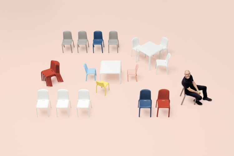 krzesło Snow, krzesło Pedrali, krzesło outdoorowe, krzesło z tworzywa, krzesło na taras, krzesło do jadalni, krzesło do restauracji, włoski design, nowoczesny design