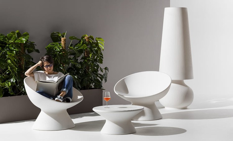 fotel Fade Relax, fotel Plust, fotel outdoorowy, fotel na taras, fotel do ogrodu, fotel odporny na warunki atmosferyczne, fotel z tworzywa, nowoczesny design, włoski design