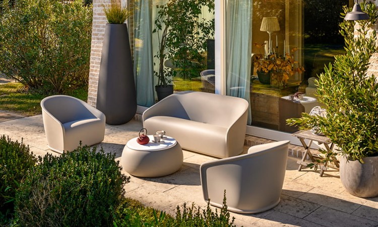 fotel Settembre, fotel Plust, fotel z tworzywa, fotel outdoorowy, fotel na taras, fotel do ogrodu, fotel odporny na warunki atmosferyczne, włoski design, nowoczesny design