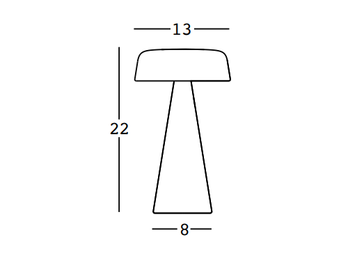 lampa Fade, lampa Plust, lampa stołowa, lampa outdoorowa, lampa na taras, nowoczesny design