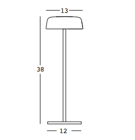 lampa Fade Metal, lampa Plust, lampa biurkowa, lampa metalowa, lampa outdoorowa, włoski design, nowoczesny design
