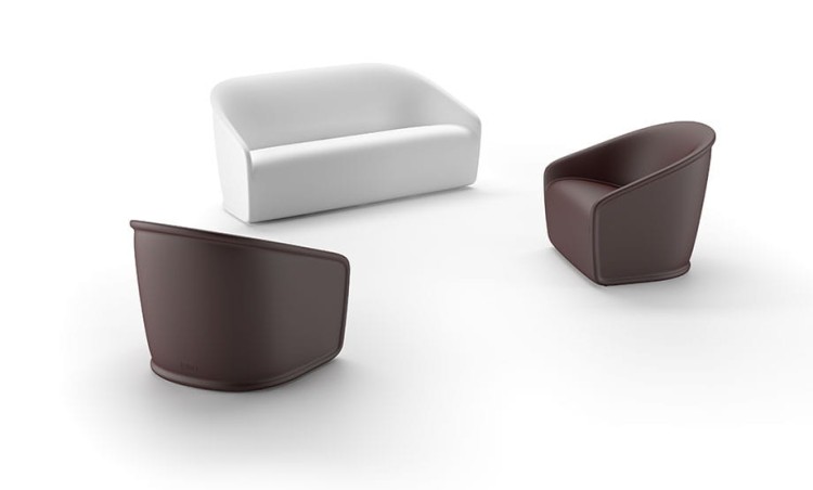 sofa Settembre, sofa Plust, sofa outdoorowa, sofa na taras, sofa ogrodowa, sofa do restauracji, sofa z tworzywa, włoski design