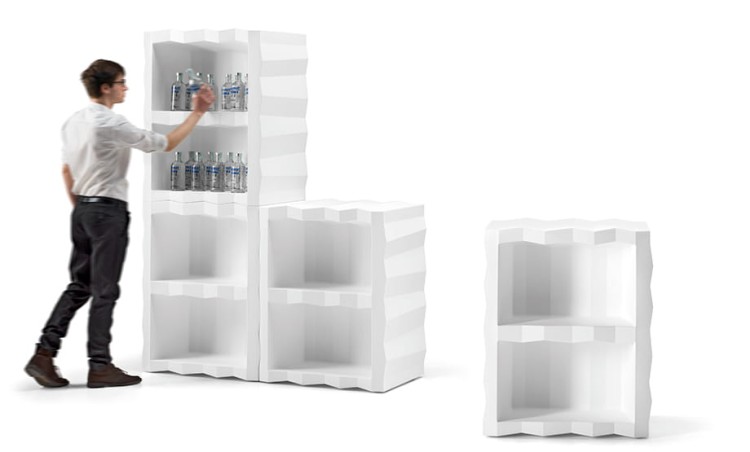 regał barowy Frozen Display, regał Frozen Display, Regał Plust, regał podświetlany, regał barowy, regał do restauracji, regał z tworzywa, włoski design