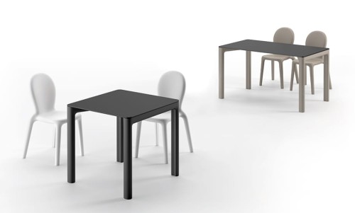 stół Chloe, stół Plust, stół outdoorowy, stół odporny na warunki atmosferyczne, stół na taras, stół do ogrodu, stół z tworzywa, stół do restauracji