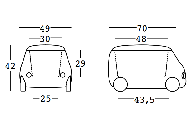 pojemnik Van, pojemnik Plust, pojemnik do przechowywania, pojemnik na zabawki, włoski design, nowoczesny design