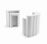 Moduł narożny lady barowej Frozen - Plust