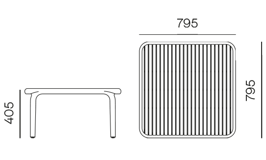 Stolik outdoorowy, stolik na dwór, stolik odporny na warunki atmosferyczne, stolik pomocniczy, stolik kawowy do ogrodu