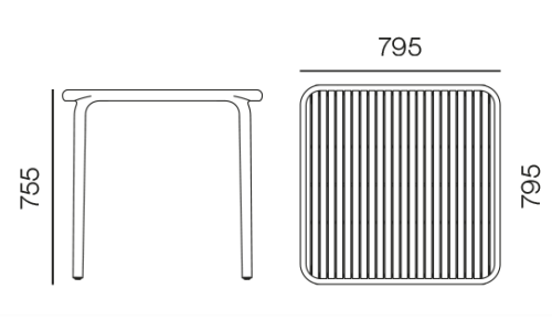 Stół ogrodowy, stół outdoorowy, stół do ogródka piwnego, stół na dwór, stół odporny na warunki atmosferyczne, stół odporny na słońce