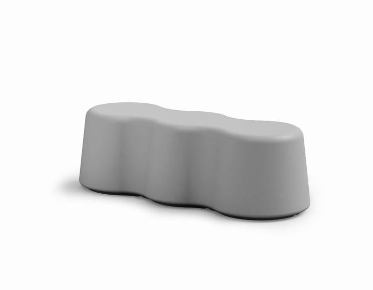 Ławka Peanuts Lyxo Design, ławka na dwór, ławka plastikowa, ławka z tworzywa sztucznego, ławka designerska, ławka na taras, ławka do ogrodu, ławka kolorowa