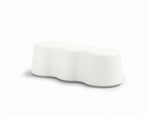 Ławka Peanuts Lyxo Design, ławka na dwór, ławka plastikowa, ławka z tworzywa sztucznego, ławka designerska, ławka na taras, ławka do ogrodu, ławka kolorowa