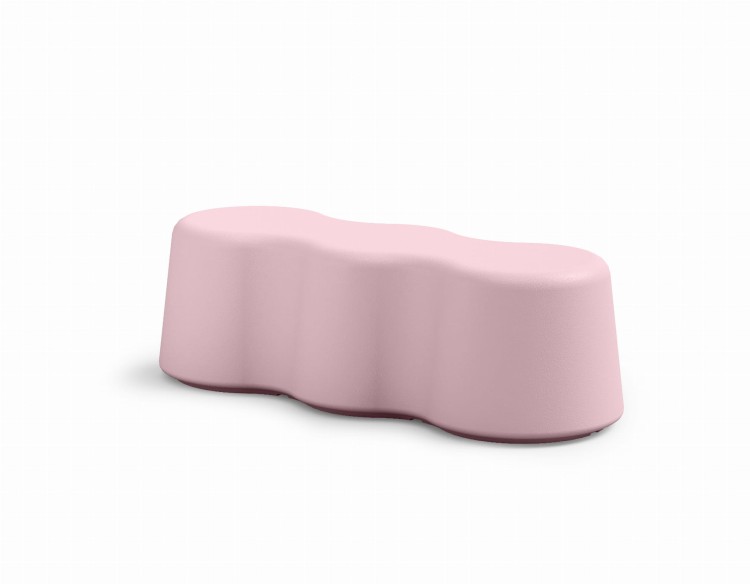 Ławka Peanuts Lyxo Design, ławka na dwór, ławka plastikowa, ławka z tworzywa sztucznego, ławka designerska, ławka na taras, ławka do ogrodu, ławka kolorowa