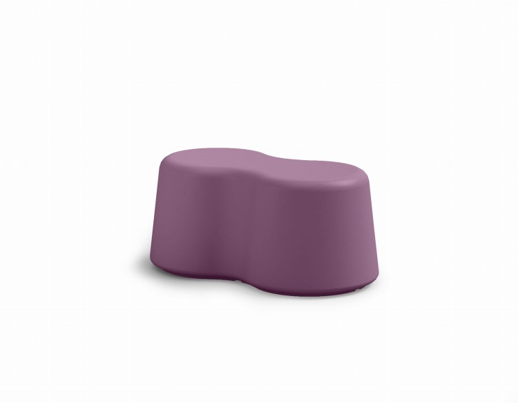 Ławka Peanuts Lyxo Design, ławka na dwór, ławka plastikowa, ławka z tworzywa sztucznego, ławka designerska, ławka na taras, ławka do ogrodu, ławka kolorowa