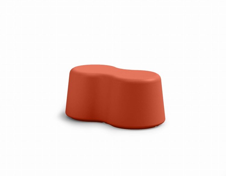 Ławka Peanuts Lyxo Design, ławka na dwór, ławka plastikowa, ławka z tworzywa sztucznego, ławka designerska, ławka na taras, ławka do ogrodu, ławka kolorowa