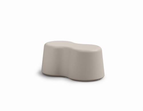 Ławka Peanuts Lyxo Design, ławka na dwór, ławka plastikowa, ławka z tworzywa sztucznego, ławka designerska, ławka na taras, ławka do ogrodu, ławka kolorowa