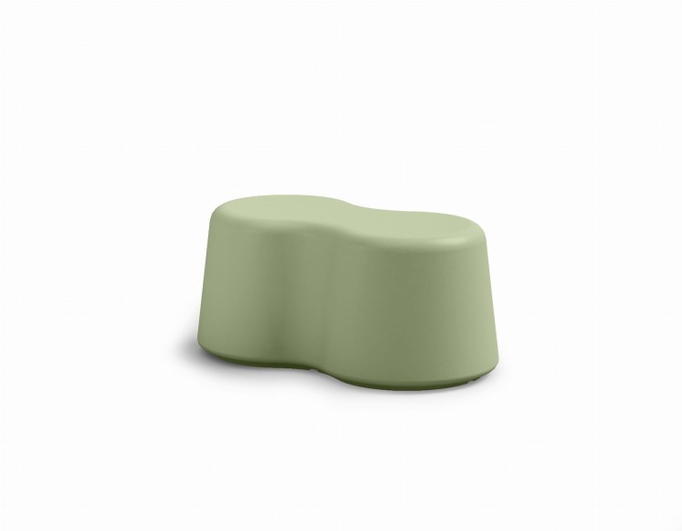 Ławka Peanuts Lyxo Design, ławka na dwór, ławka plastikowa, ławka z tworzywa sztucznego, ławka designerska, ławka na taras, ławka do ogrodu, ławka kolorowa
