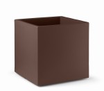 Donica Loto Cube Pot ciemnobrązowy CRT - Lyxo Design