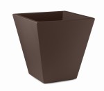 Donica Loto Square Pot ciemnobrązowy CRT - Lyxo Design