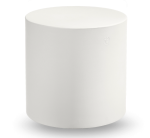 Pufa Cylinder biała PRL - Lyxo Design    