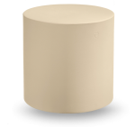 Pufa Cylinder kremowa AVR - Lyxo Design