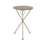 Stolik boczny Clack Mosaic Olive Ø35cm