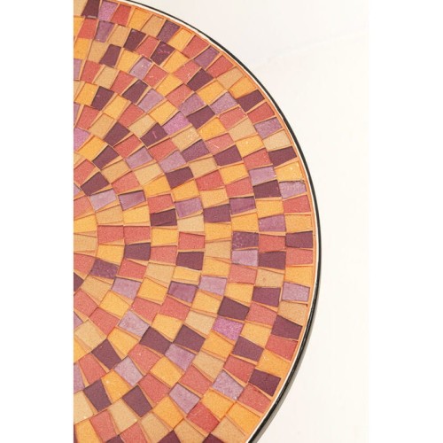 stolik Clack Mosaic, stolik Kare, stolik stalowy, stolik pomocniczy, stolik boczny, stolik do kawiarni, stolik na balkon, stolik na taras