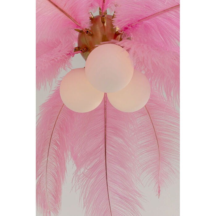 lampa Kare, lampa Feather Palm, lampa pióra, lampa do salonu, lampa ekstrawagancka, lampa nowoczesna, wyjątkowa lampa, lampa do sypialni