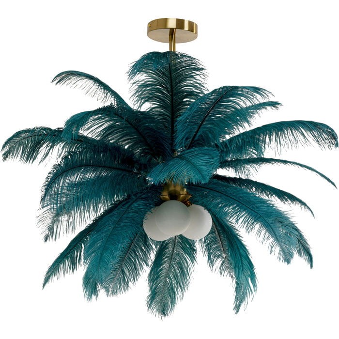lampa Kare, lampa Feather Palm, lampa pióra, lampa do salonu, lampa ekstrawagancka, lampa nowoczesna, wyjątkowa lampa, lampa do sypialni