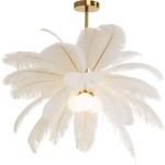 Lampa wisząca Feather Palm White Ø87 cm